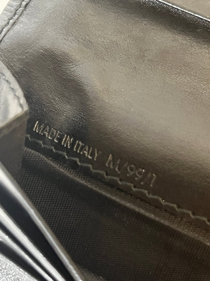 Celine黑色凱旋門短夾皮革銀包錢包 日本中古Vintage
