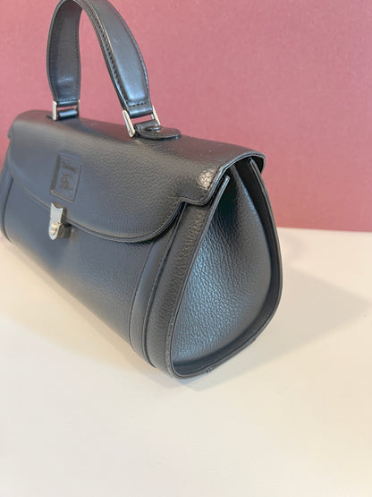 中古Burberry's皮革黑色手提包 日本中古二手vintage