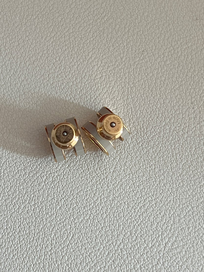 Hermes Mini Pop H earrings marron glacé 經典耳環 （品牌官方網站也是正在發售的）