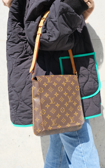 LV Louis Vuitton Musette 王菲包 手提包 腋下包 側背包